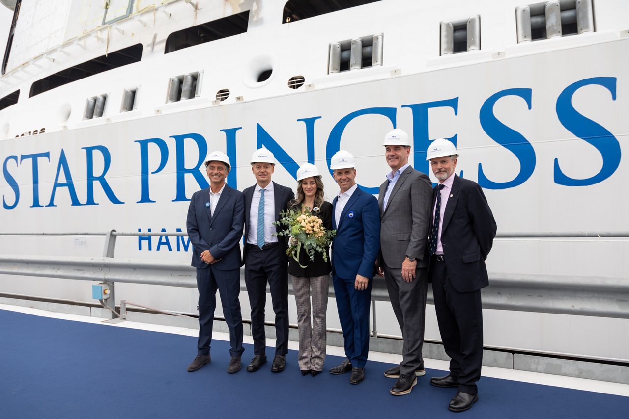 Star Princess Commemorates Construction Milestone with Float Out